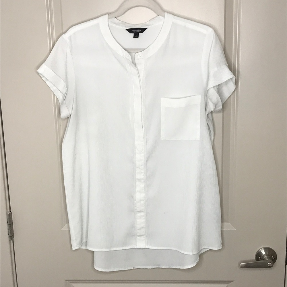 Simply Vera VERAWANG Short Sleeve Blouse